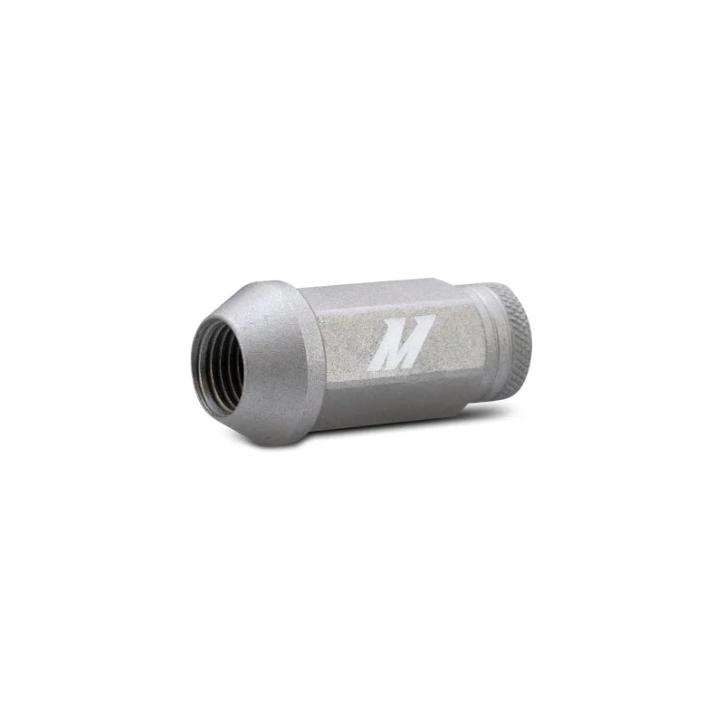 Mishimoto Steel Locking Lug Nuts M14x1.5 20pc Set Silver - Side View