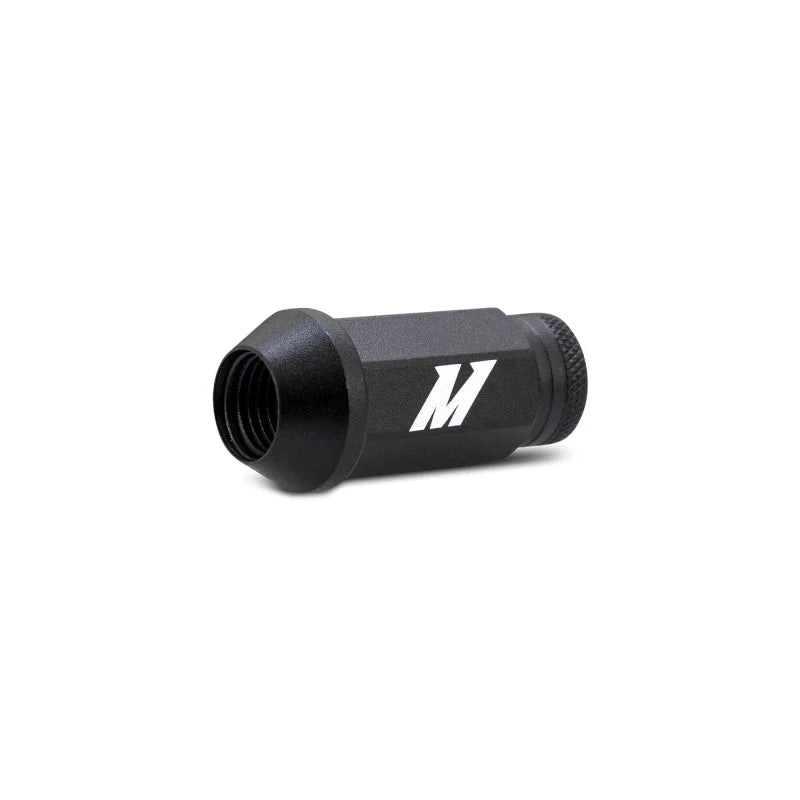 Mishimoto Steel Locking Lug Nuts M14x1.5 24pc Set Black - Side View