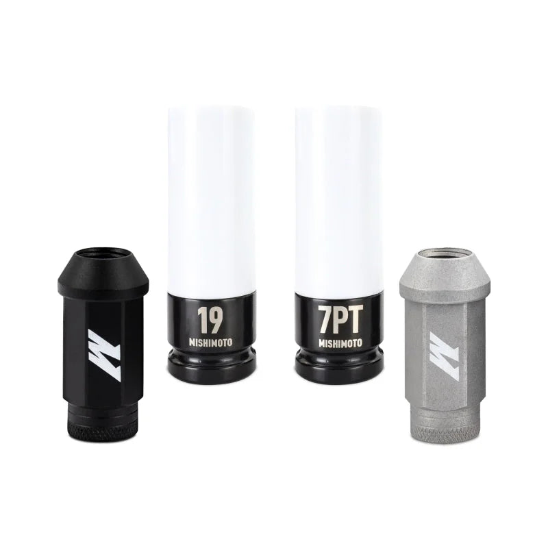 Mishimoto Steel Locking Lug Nuts M14x1.5 24pc Set Silver - Additional View 6
