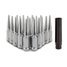 Load image into Gallery viewer, Mishimoto Steel Spiked Lug Nuts M12x1.5 20pc Set - Chrome - Main Product View