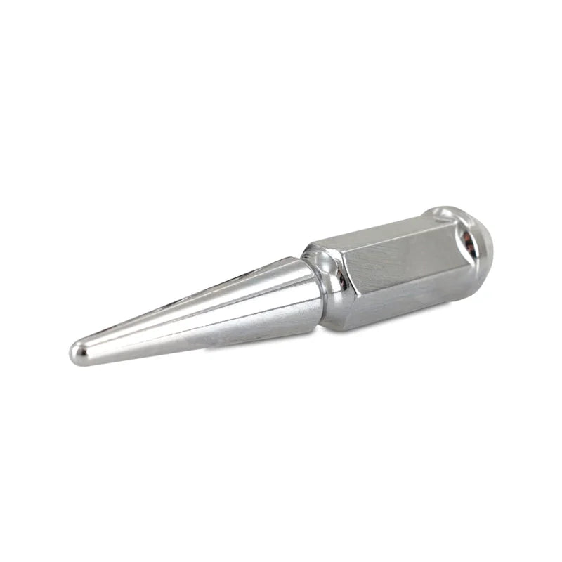 Mishimoto Steel Spiked Lug Nuts M12x1.5 20pc Set - Chrome - Side View
