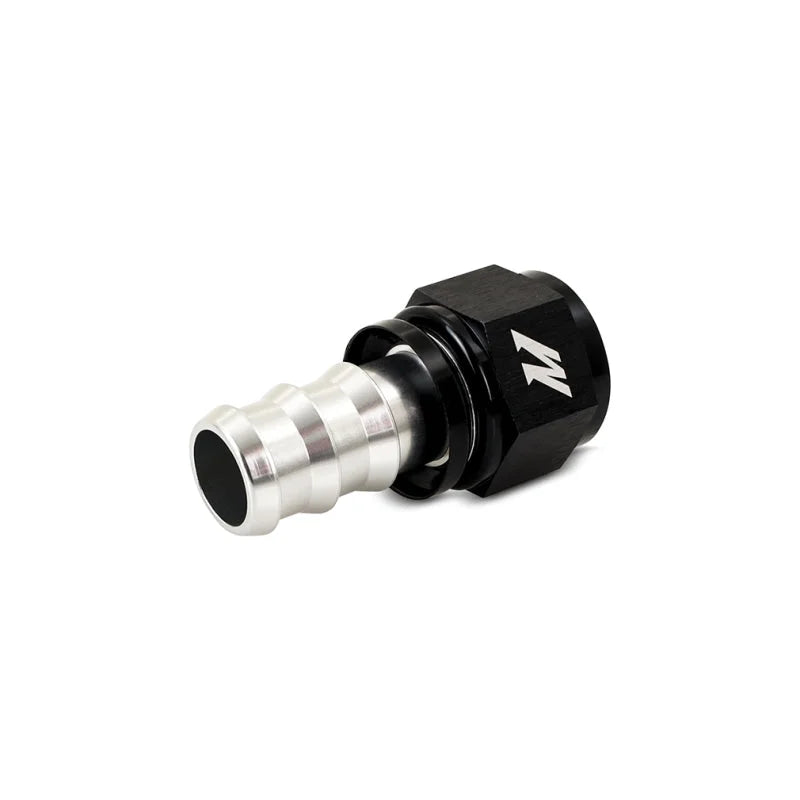 Mishimoto Straight Push Lock Fitting - 12AN - Side View