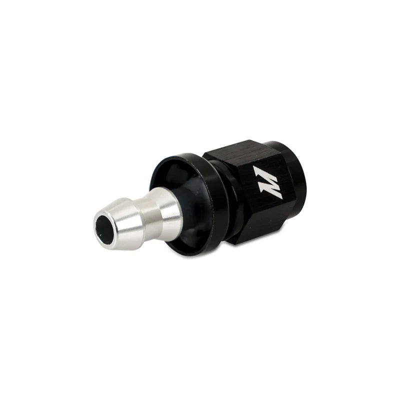 Mishimoto Straight Push Lock Fitting - 4AN - Side View