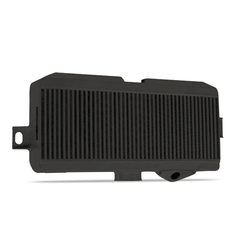 Mishimoto Subaru 08-15 WRX STi Top-Mount Intercooler Kit - Powder Coated Black & Black Hoses - Installation View