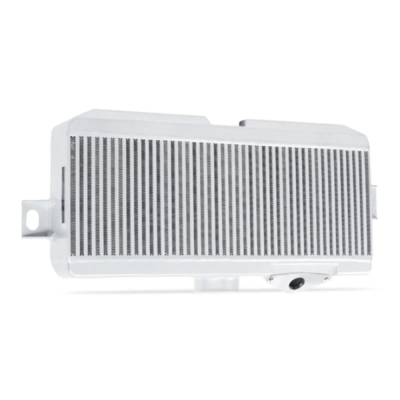 Mishimoto Subaru 08-15 WRX STi Top-Mount Intercooler Kit - Powder Coated Silver & Black Hoses - Back View