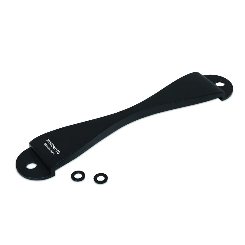 Mishimoto Subaru CNC Battery Tie-Down - Black - Main Product View