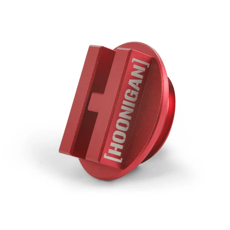 Mishimoto Subaru Hoonigan Oil Filler Cap - Red - Side View