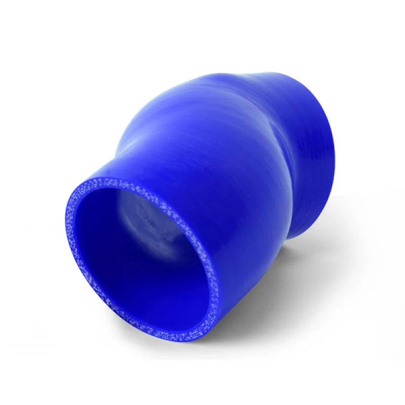 Mishimoto Subaru WRX Blue Silicone Throttle Body Hose - Side View