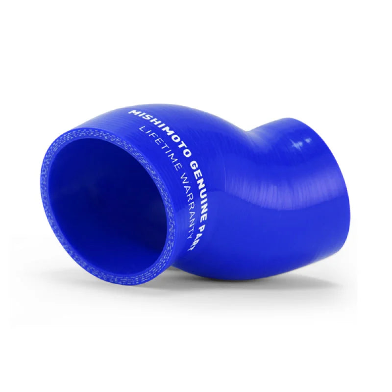 Mishimoto Subaru WRX Blue Silicone Throttle Body Hose - Back View