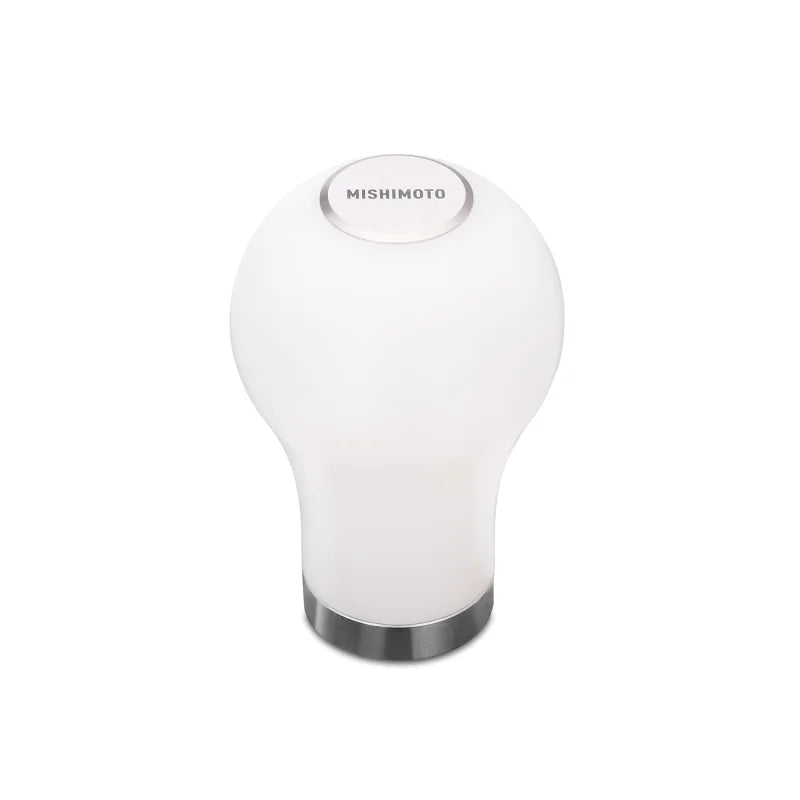 Mishimoto Teardrop Shift Knob - White - Installation View