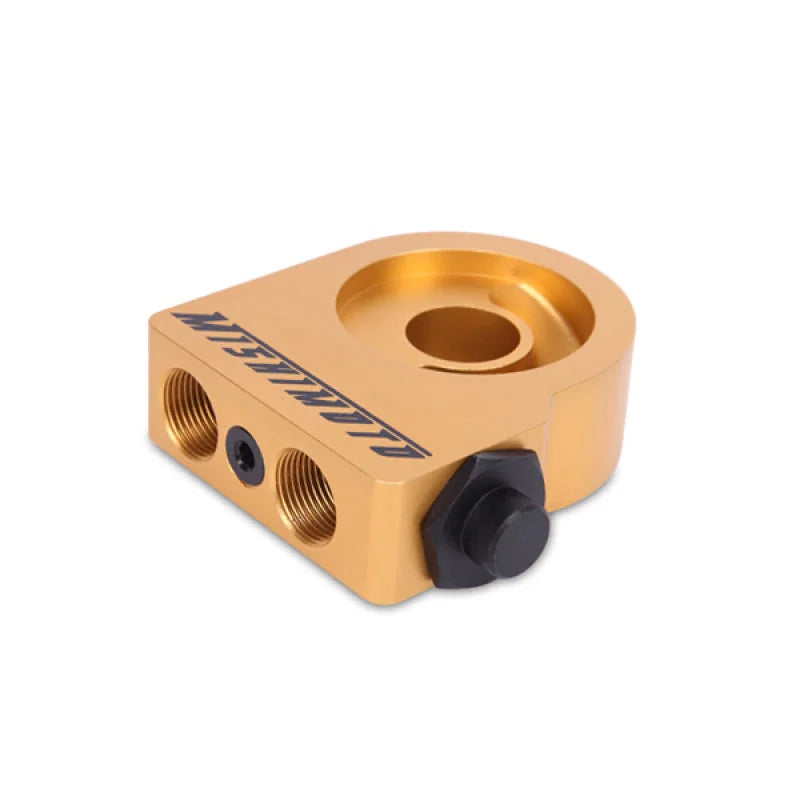 Mishimoto Thermostatic Gold M20 Oil Sandwich Plate - Installation View