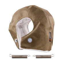 Load image into Gallery viewer, Mishimoto Titanium Turbo Blanket T4 - Side View