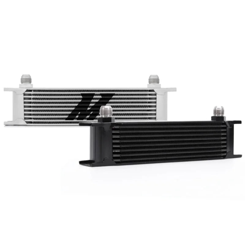 Mishimoto Universal 10 Row Oil Cooler - Side View