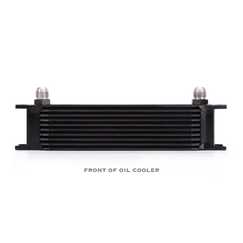 Mishimoto Universal 10 Row Oil Cooler Kit - Black - Main Product View