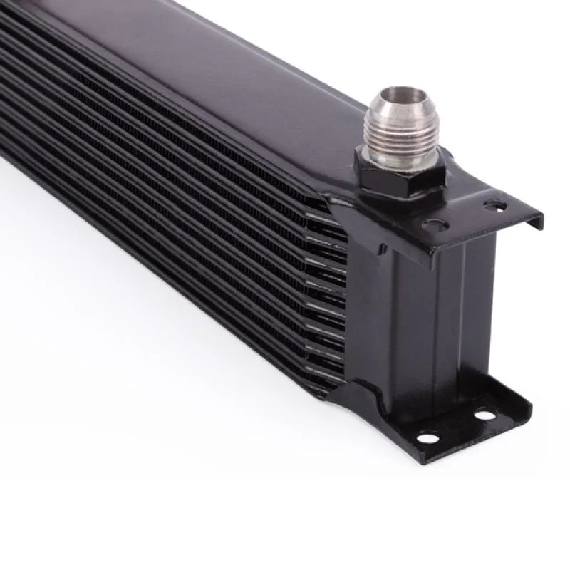 Mishimoto Universal 10 Row Oil Cooler Kit - Black - Installation View