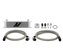 Load image into Gallery viewer, Mishimoto Universal 10 Row Oil Cooler Kit (Metal Braided Lines) - Main Product View