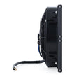 Load image into Gallery viewer, Mishimoto Universal 10in. Heavy-Duty Oil Cooler Fan Shroud - Micro Wrinkle Black - Back View