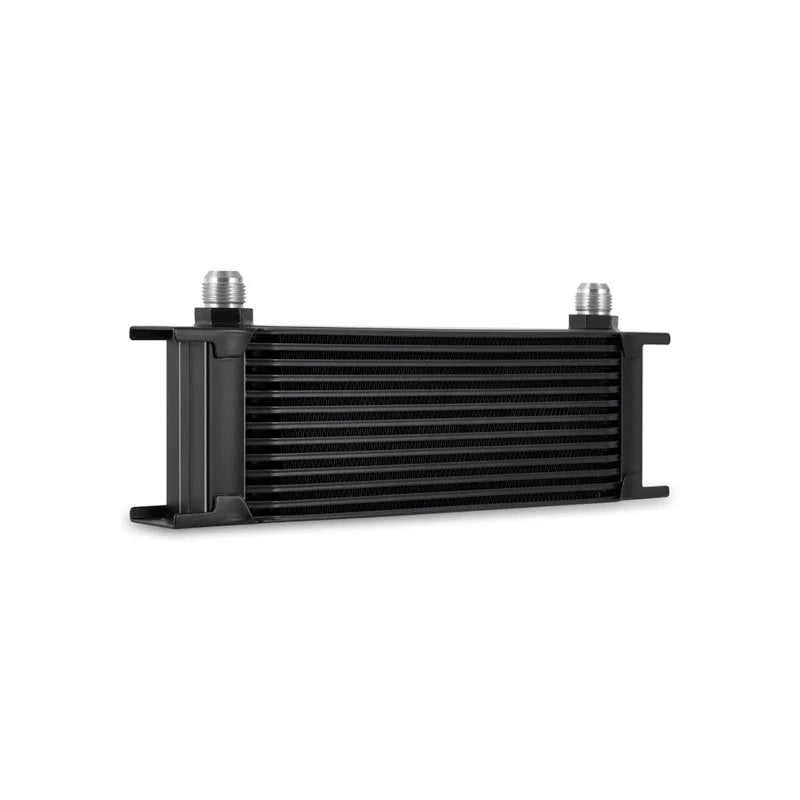 Mishimoto Universal 13-Row Oil Cooler Black - Side View
