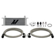 Load image into Gallery viewer, Mishimoto Universal 13 Row Oil Cooler Kit (Silver) - Main Product View