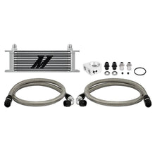 Load image into Gallery viewer, Mishimoto Universal 13 Row Oil Cooler Kit (Silver) - Main Product View