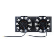 Load image into Gallery viewer, Mishimoto Universal 17in. Heavy-Duty Oil Cooler Fan Shroud - Micro Wrinkle Black - Main Product View