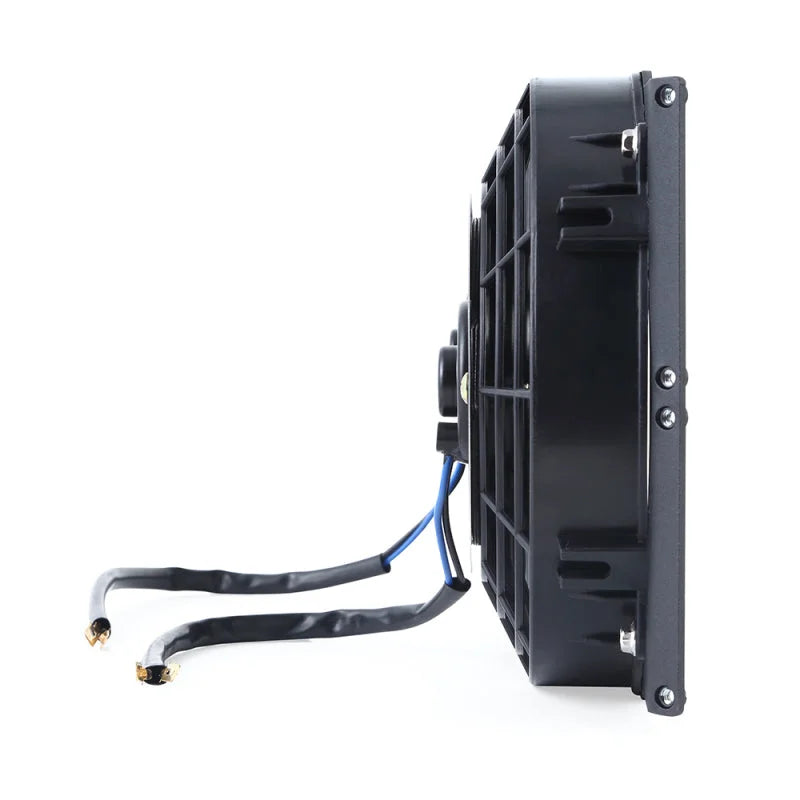 Mishimoto Universal 17in. Heavy-Duty Oil Cooler Fan Shroud - Micro Wrinkle Black - Additional View 6