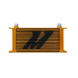 Load image into Gallery viewer, Mishimoto Universal 19 Row Oil Cooler - Gold - Main Product View