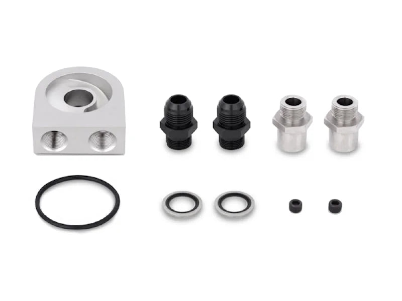 Mishimoto Universal 19 Row Oil Cooler Kit - Side View