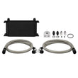 Load image into Gallery viewer, Mishimoto Universal 19 Row Oil Cooler Kit - Black - Main Product View