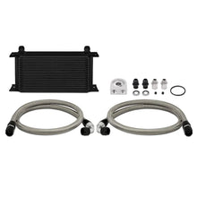 Load image into Gallery viewer, Mishimoto Universal 19 Row Oil Cooler Kit - Black - Main Product View