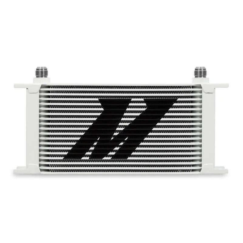 Mishimoto Universal 19 Row Oil Cooler Kit - White - Main Product View