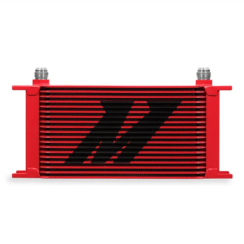 Mishimoto Universal 19 Row Oil Cooler - Red - Main Product View
