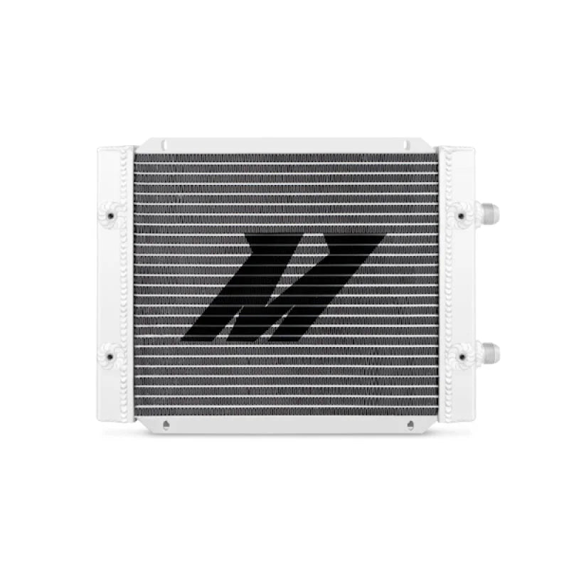 Mishimoto Universal 25 Row Dual Pass Oil Cooler - Back View