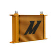Load image into Gallery viewer, Mishimoto Universal 25-Row Oil Cooler - Gold - Main Product View