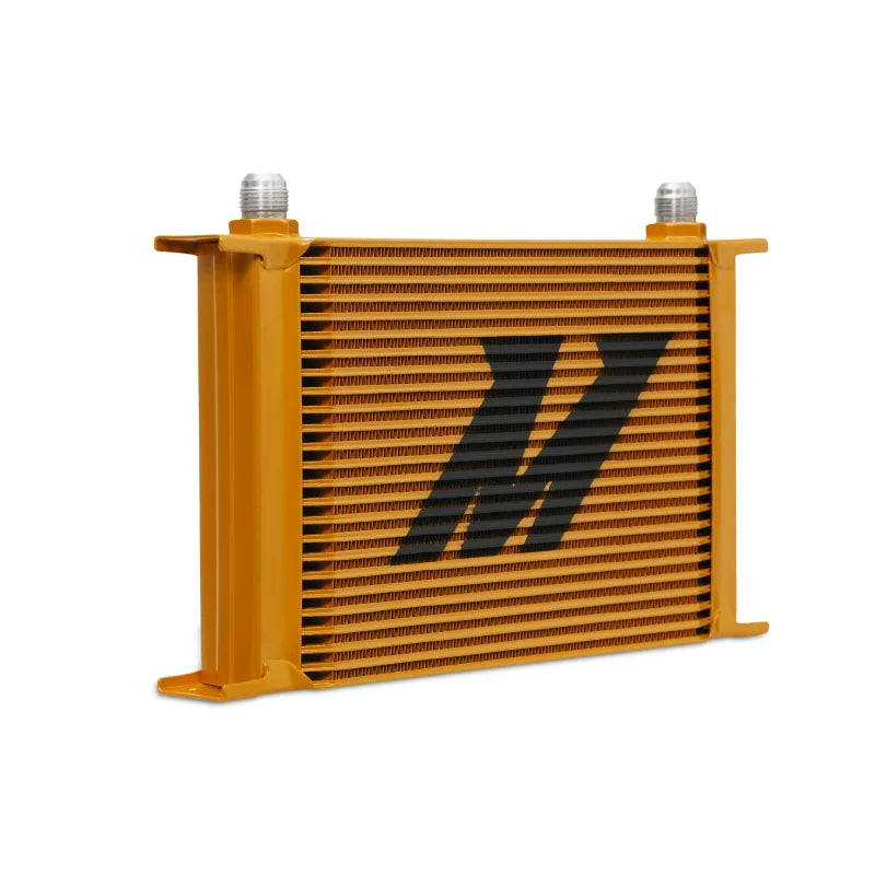Mishimoto Universal 25-Row Oil Cooler - Gold - Main Product View