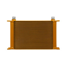 Load image into Gallery viewer, Mishimoto Universal 25-Row Oil Cooler - Gold - Back View