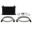 Load image into Gallery viewer, Mishimoto Universal 25 Row Oil Cooler Kit (Black Cooler) - Side View