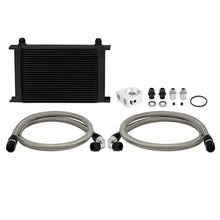 Load image into Gallery viewer, Mishimoto Universal 25 Row Oil Cooler Kit (Black Cooler) - Side View