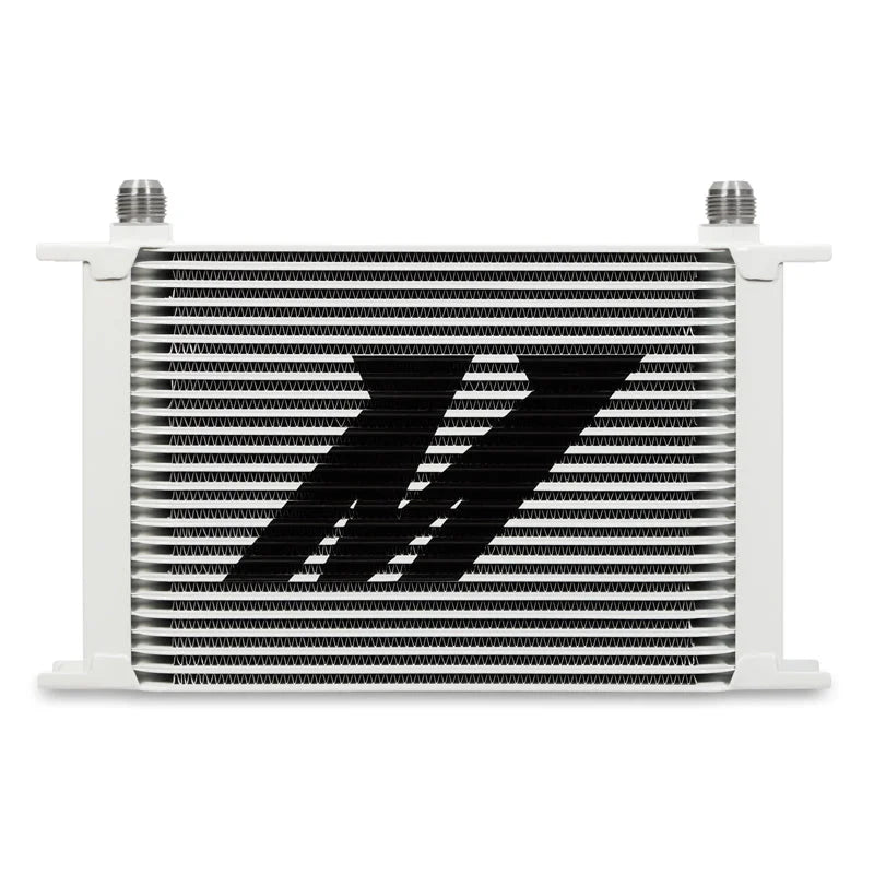 Mishimoto Universal 25 Row Oil Cooler Kit - White - Main Product View