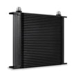 Load image into Gallery viewer, Mishimoto Universal 34 Row Oil Cooler - Black - Back View
