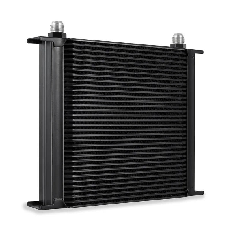 Mishimoto Universal 34 Row Oil Cooler - Black - Back View