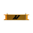 Load image into Gallery viewer, Mishimoto Universal -6AN 10 Row Oil Cooler - Gold - Main Product View