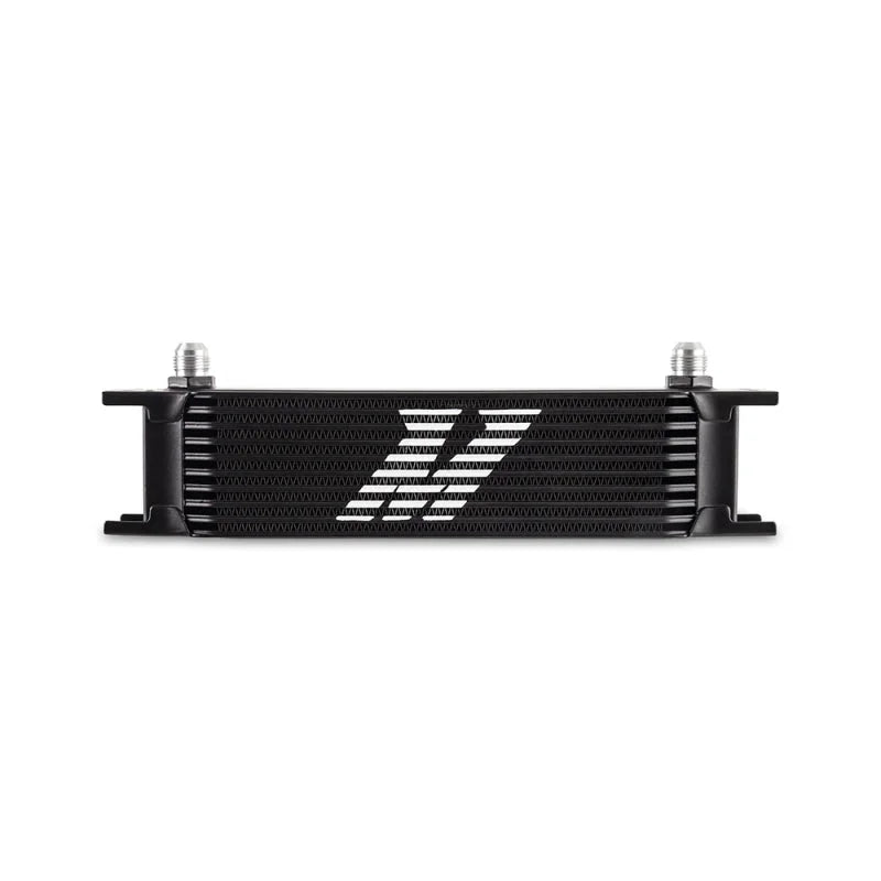Mishimoto Universal -8AN 10 Row Oil Cooler - Black - Main Product View