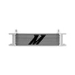 Load image into Gallery viewer, Mishimoto Universal -8AN 10 Row Oil Cooler - Silver - Main Product View