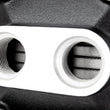 Load image into Gallery viewer, Mishimoto Universal Air-To-Water Intercooler Dual Pass (1000hp) - Same Side Inlet/Outlet - Side View