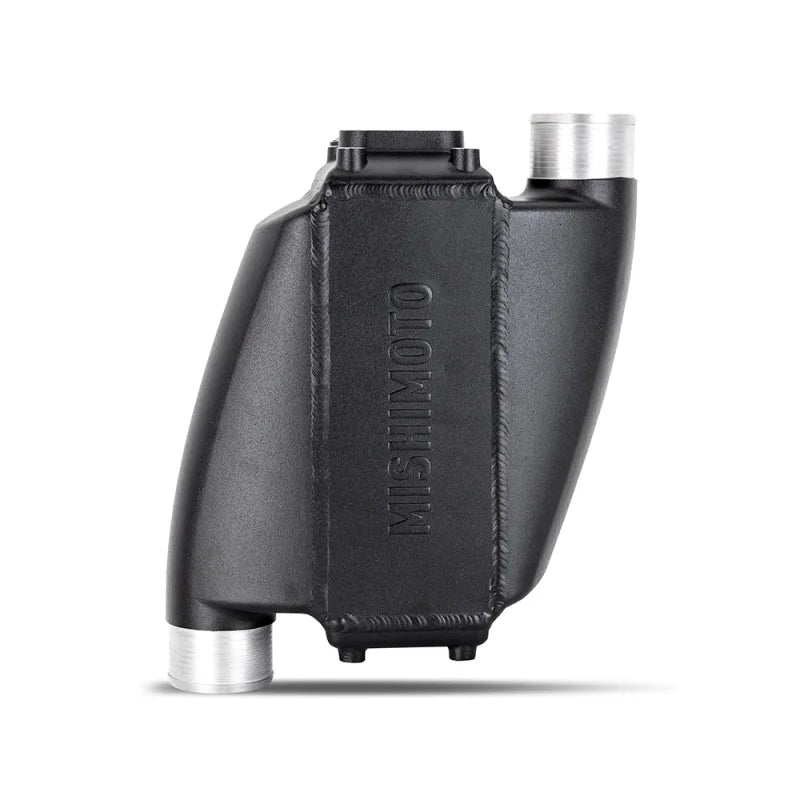 Mishimoto Universal Air-To-Water Intercooler Dual Pass (500hp) - Opposite Side Inlet/Outlet - Back View
