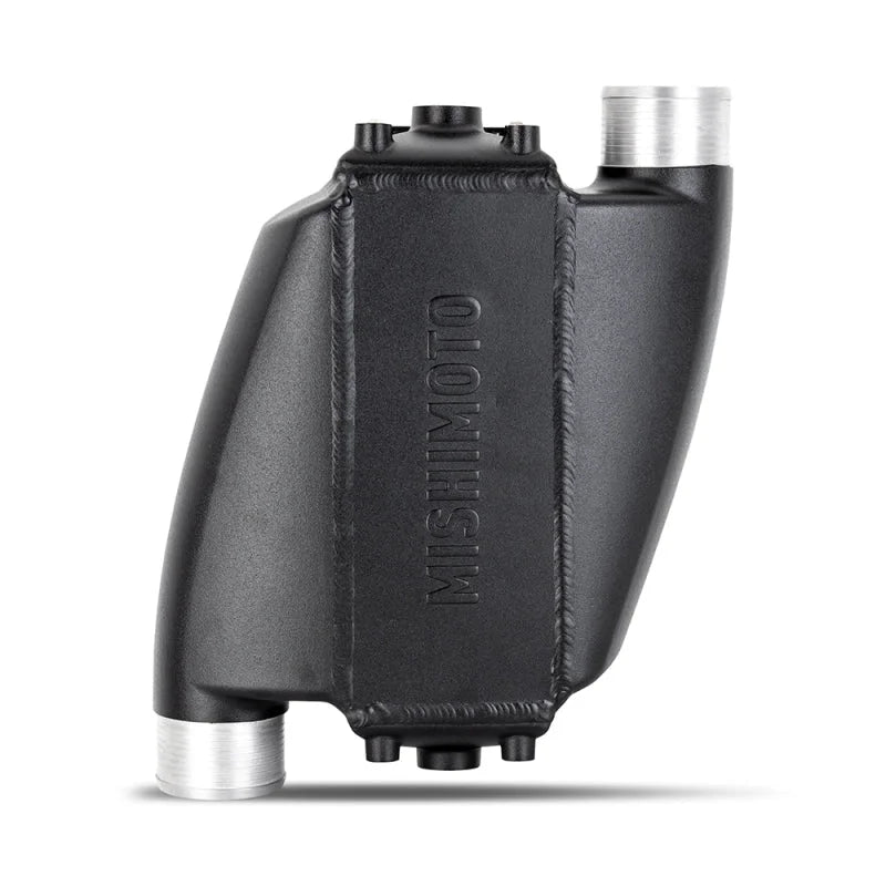 Mishimoto Universal Air-To-Water Intercooler Single Pass (1000hp) - Opposite Side Inlet/Outlet - Back View
