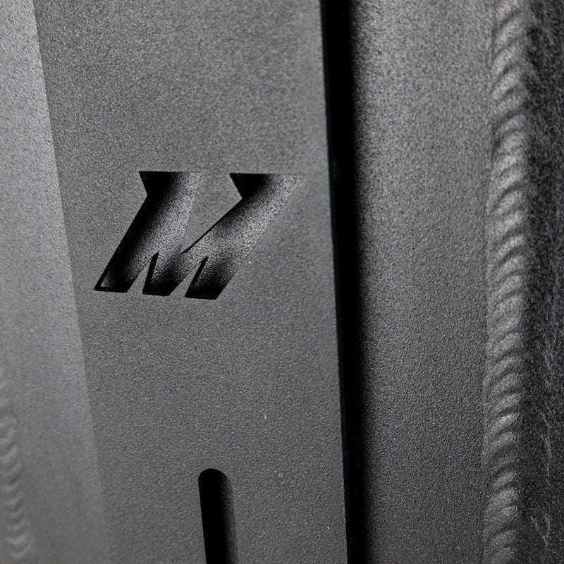 Mishimoto Universal Air-To-Water Intercooler Single Pass (500hp) - Opposite Side Inlet/Outlet - Side View