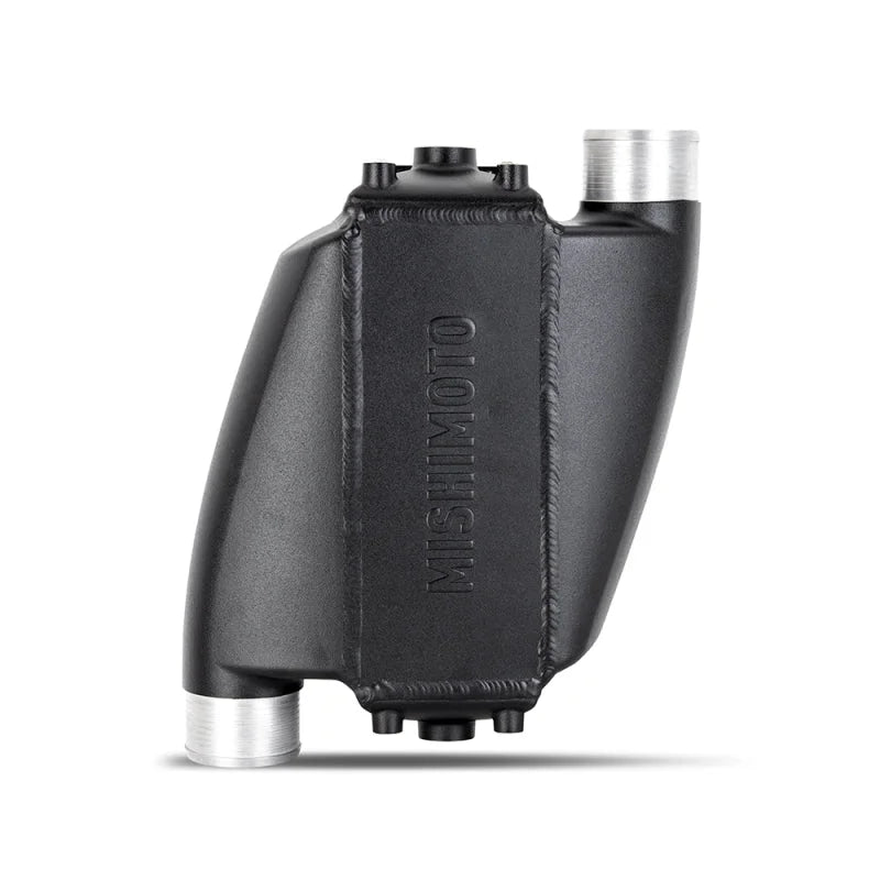 Mishimoto Universal Air-To-Water Intercooler Single Pass (500hp) - Opposite Side Inlet/Outlet - Back View