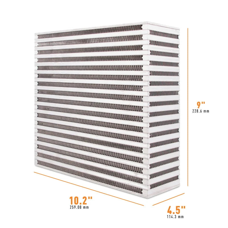 Mishimoto Universal Air-to-Air Intercooler Core - 10.2in / 9in / 4.5in - Main Product View